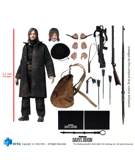 ウォーキング・デッド：ダリル・ディクソン 1/12 アクションフィギュア ダリル