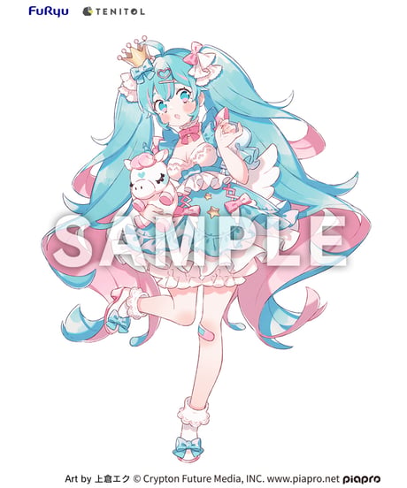 TENITOL 初音ミク 夢かわプリンセス ラベンダーver.　塗装済み完成品	　[フリュー]
