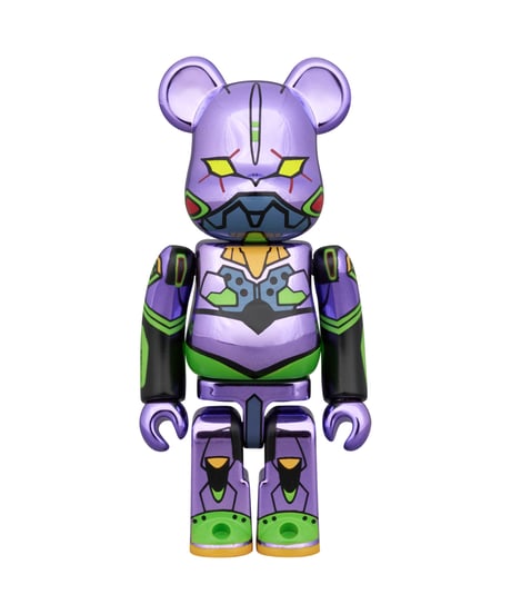 【予約】【送料無料】BE＠RBRICK エヴァンゲリオン 初号機（新塗装メッキ版）＆ エヴァンゲリオン 第13号機（新塗装メッキ版） 2PCS SET　［メディコム・トイ］