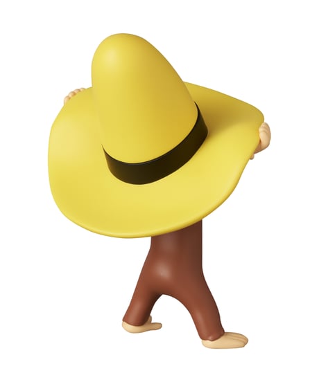 【予約】【送料無料】ウルトラディテールフィギュア No.952 UDF Curious George Curious George w/ Hat　［メディコム・トイ］