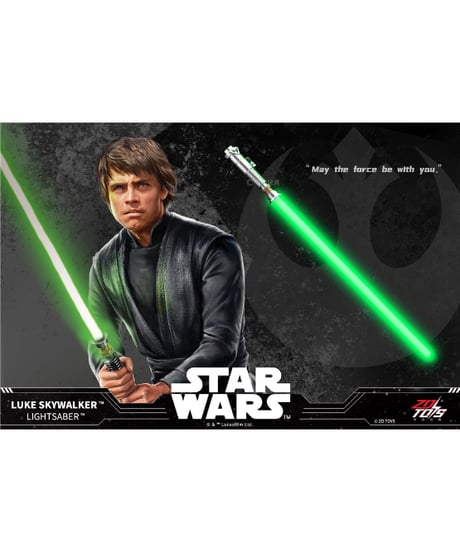 【予約】「スター・ウォーズ」ライトセーバー ②ルーク・スカイウォーカー (緑)　［ZD TOYS］