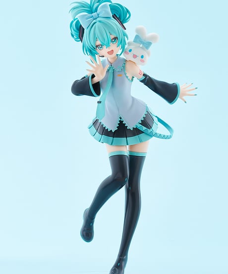 【予約】POP UP PARADE 初音ミク シナモロールコラボVer. L size　塗装済み完成品　初音ミク×シナモロール　[グッドスマイルカンパニー]