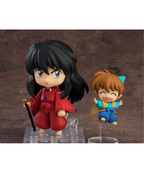 ねんどろいど 犬夜叉 朔の日Ver. & 七宝　塗装済み可動フィギュア