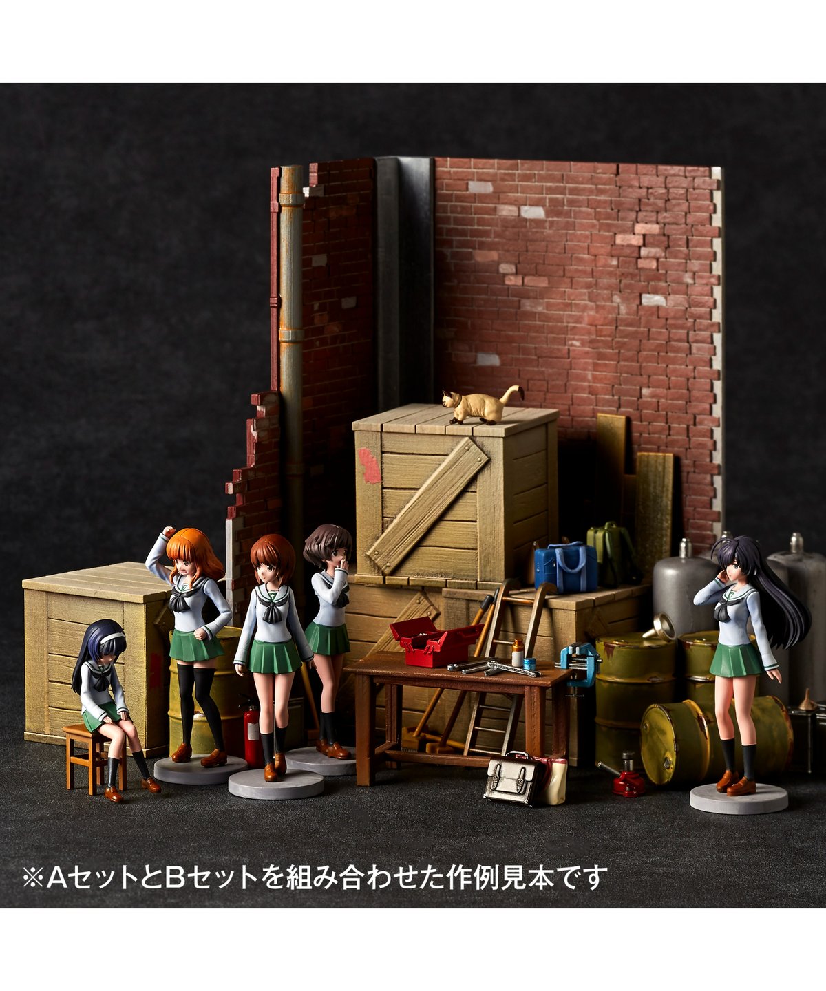 【2種セット】ARTPLA ガールズ＆パンツァー 最終章 ガレージセット Amazon | 海洋堂 アートプラ ARTPLA ガールズ & パンツァー 最終