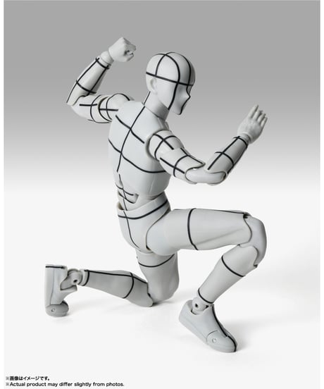 【送料無料】S.H.Figuarts ボディくん -スポーツ- Edition -ワイヤーフレーム-(Gray Color Ver.)