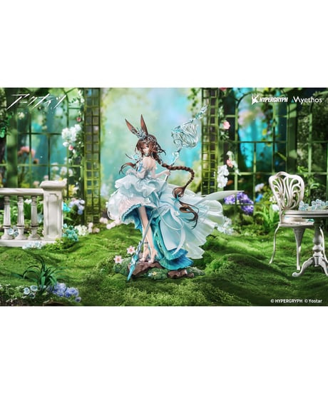 【予約】1/7 アーミヤ 時巡る花園VER.　アークナイツ　1/7スケール　プラスチック製塗装済み完成品　[Myethos]