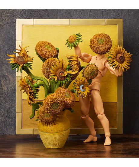 【予約】figma ゴッホ作ひまわり　塗装済み可動フィギュア　テーブル美術館　［FREEing］