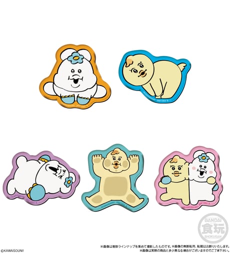 おぱんちゅうさぎ&んぽちゃむ キャラマグネッツ　14個入り1BOX　［バンダイ］