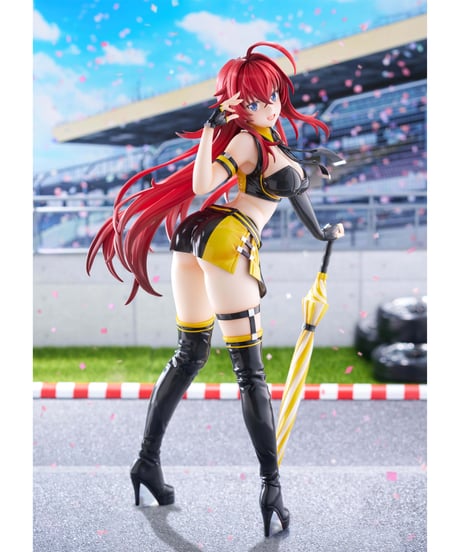 1/3.5スケールフィギュア ハイスクールD×D HERO リアス・グレモリー レースクィーンver.　塗装済み完成品フィギュア　［GOLDENHEAD PLUS］