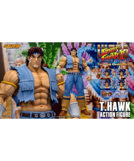 ウルトラストリートファイターII ザ・ファイナルチャレンジャーズ アクションフィギュア T.ホーク　［ストーム コレクティブルズ］