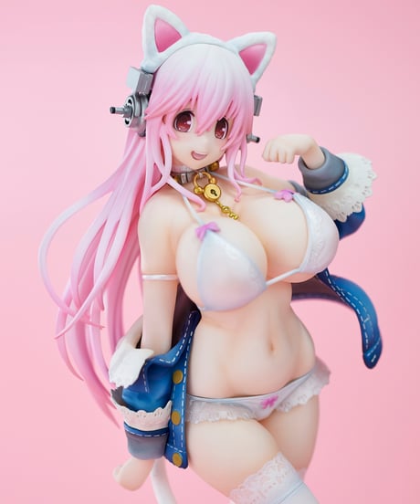 すーぱーそに子 White cat ver. （再販）　彩色済み完成品フィギュア