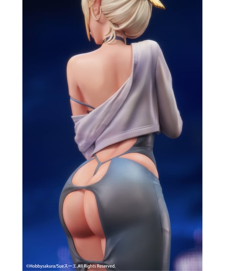 人妻エルフ illustration by Sueスーエ アナザーカラー 1/7 完成品フィギュア 豪華版