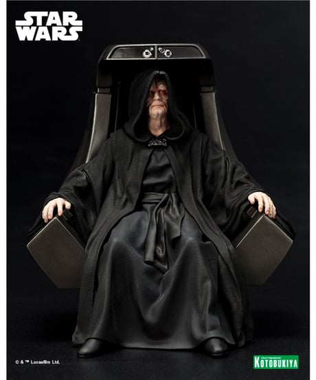 ARTFX+ パルパティーン皇帝（再生産）　スター・ウォーズ／ジェダイの帰還　PVC塗装済み簡易組立キット