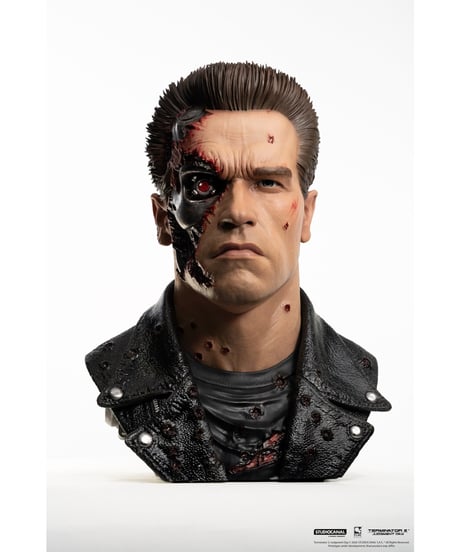 【予約】ターミネーター2 T2/ T-800  1/1 ライフサイズ アートマスク バトルダメージ ver　［ピュアアーツ］