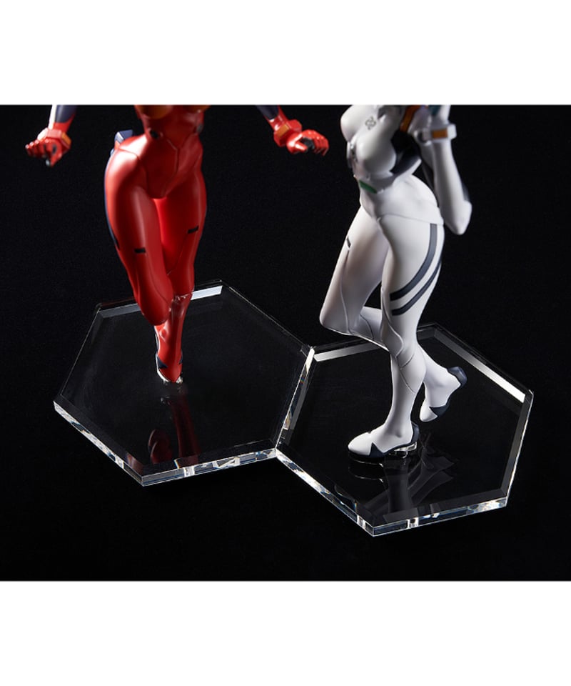 エヴァンゲリオン 綾波レイ+惣流・アスカ・ラングレーアートクリスタルオーバル Amazon.co.jp: アートクリスタル オーバル ダ円形透明ポスター