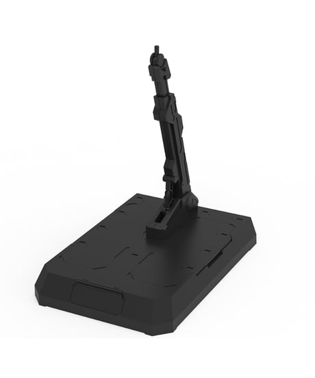 汎用収納式 プラモ用台座（ホルダー付き）ブラック/ホワイト　全２種　［HOBBY MIO］