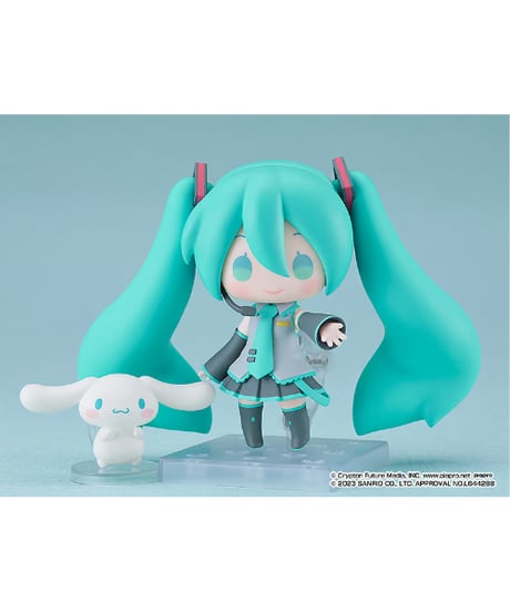 ねんどろいど 初音ミク シナモロールコラボVer.　プラスチック製 塗装済み可動フィギュア