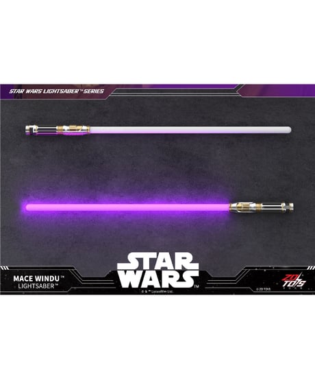 【予約】「スター・ウォーズ」ライトセーバー ⑤メイス・ウィンドゥ (紫)　［ZD TOYS］