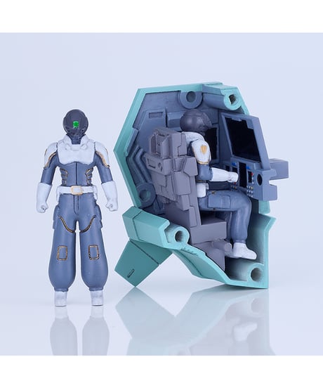 MODEROID SIDE：GR ヴェクトール　1/48スケール　組み立て式プラモデル　ティタノマキア　［グッドスマイルカンパニー］
