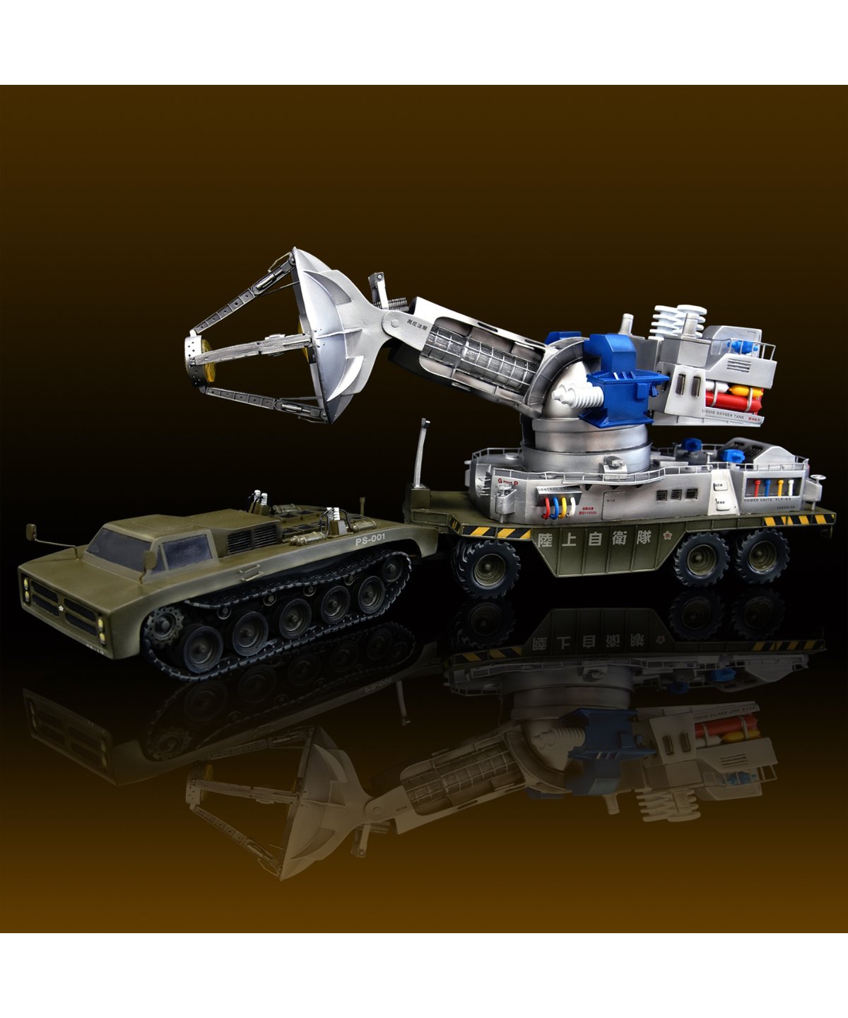 メーサー殺獣光線砲車復刻版 1/35ソフトビニール製 未塗装