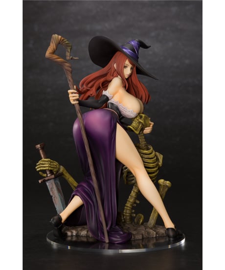 ドラゴンズクラウン ソーサレス 再販　1/7スケール 　塗装済み完成品　［オーキッドシード］