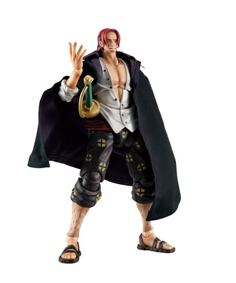 ヴァリアブルアクションヒーローズ ONE PIECE 赤髪のシャンクスV　彩色済み完成品アクションフィギュア