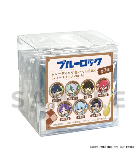 [ブルーロック]トレーディング缶バッジ（ティータイム／ver.A）　7個入り1BOX　［Key-th ］