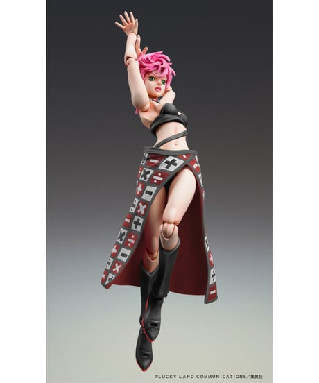 超像可動「トリッシュ・ウナ Ver.BLACK」『ジョジョの奇妙な冒険 第5部』　塗装済可動フィギュア　［メディコス・エンタテインメント］