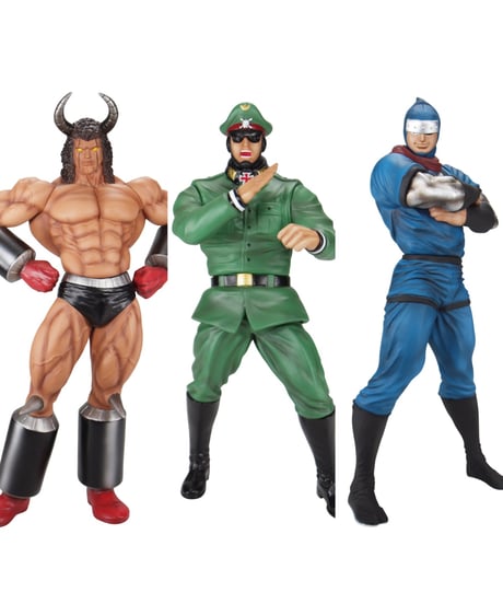 キン肉マン　CMC NO.EX  バッファローマン 1.0  原作カラー/ブロッケン Jr. 1.0  軍服 原作カラー/ザ・ニンジャ 1.0  後期登場 Ver. 原作カラー　全３種