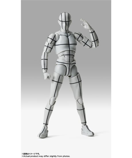 【送料無料】S.H.Figuarts ボディくん -スポーツ- Edition -ワイヤーフレーム-(Gray Color Ver.)