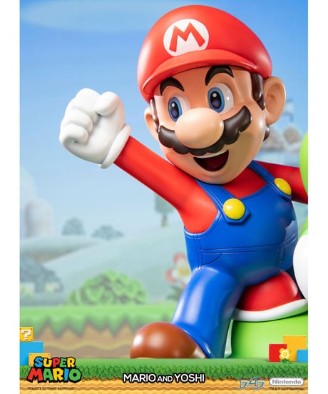 【予約】スーパーマリオシリーズ/ マリオ＆ヨッシー スタチュー　［ファースト4フィギュア］