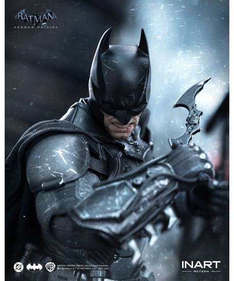 【予約】バットマン（バットマン：アーカム・ビギンズ）バトルダメージ ver. アクションフィギュア　［INART］