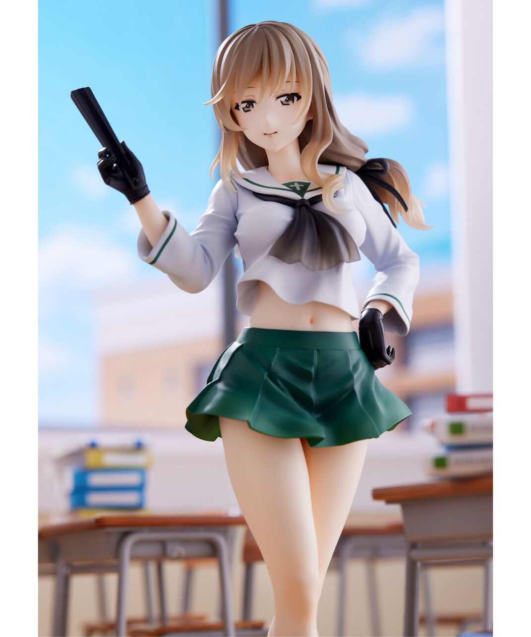 ガールズ＆パンツァー 島田千代[大洗女子] 1/7 完成品フィギュア