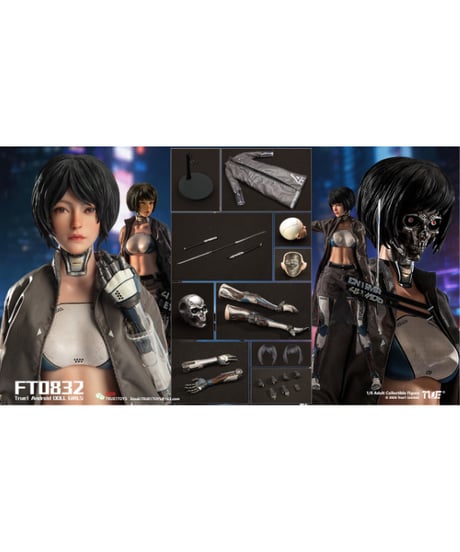 【予約】トゥルーワントイズ 1/6スケール アクションフィギュア アンドロイド・ビル ブラックヘア　[MOTOR NUCLEAR 摩動核]