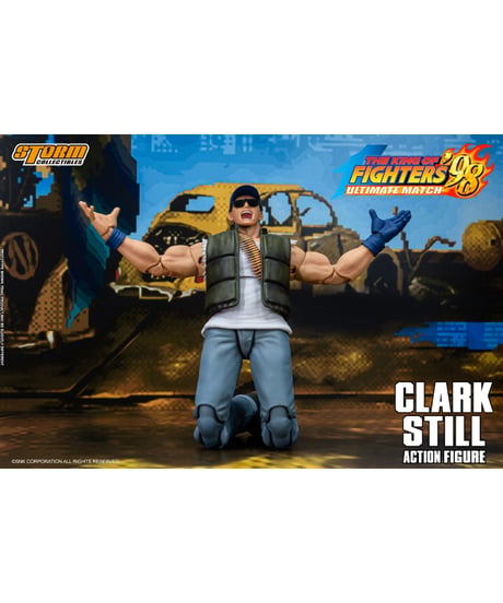 【予約】ザ・キング・オブ・ファイターズ '98 アルティメットマッチ アクションフィギュア クラーク・スティル　［ストーム コレクティブルズ］