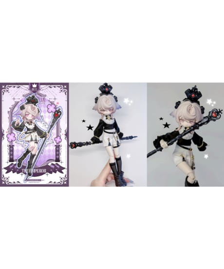 【予約】【送料無料】月光の童話物語 BJD ブラインドドール（再販）　4個入り1BOX　［Inedible Doll（イネディブルドール）］【6月再販分】