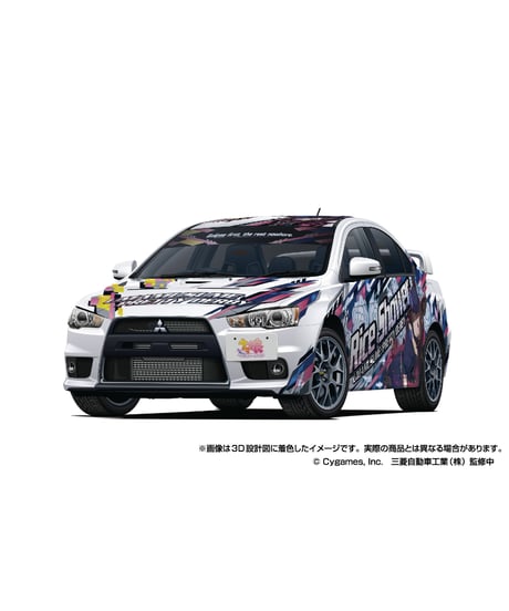 1/24 痛車　No.3　ウマ娘 プリティーダービー Ver.2 CZ4A ランサーエボリューション X ファイナルエディション `15(ミツビシ)　［アオシマ］