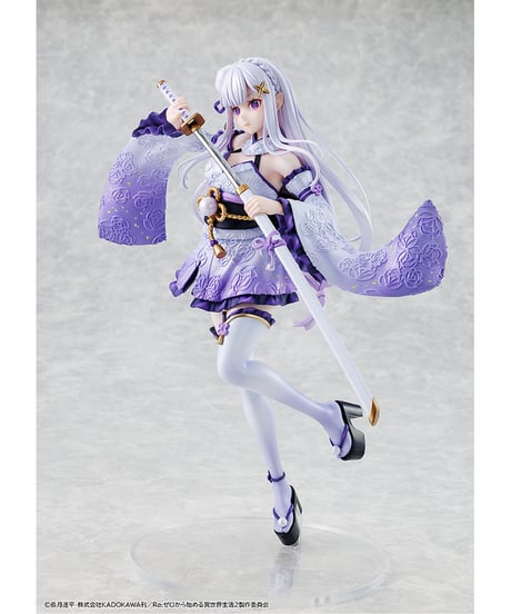 エミリア 戦装束ver.　1/7スケール　塗装済み完成品　Re:ゼロから始める異世界生活　[KADOKAWA]