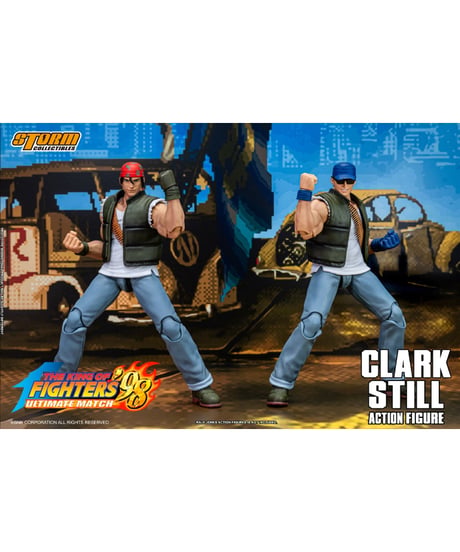 【予約】ザ・キング・オブ・ファイターズ '98 アルティメットマッチ アクションフィギュア クラーク・スティル　［ストーム コレクティブルズ］
