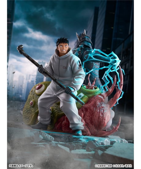 【予約】怪獣８号&日比野カフカ　1/7スケール　PVC製塗装済み完成品　［CyberZ］