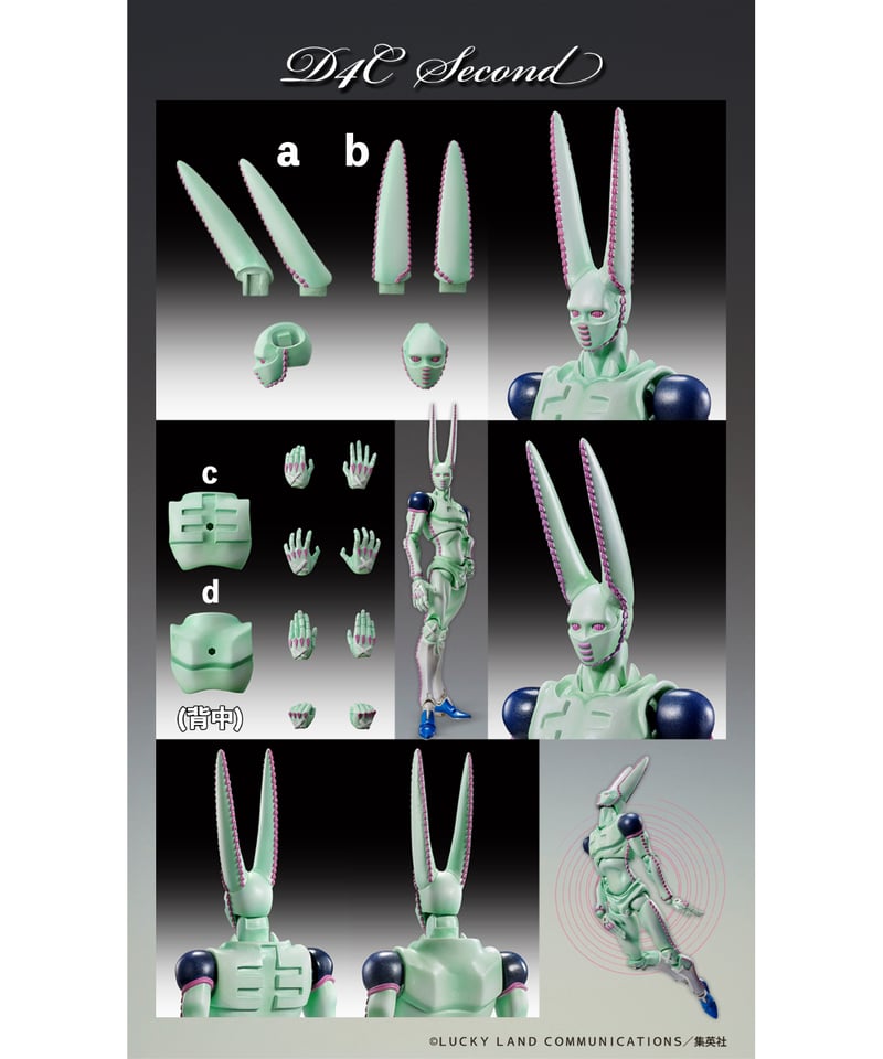 超像可動「D4C・セカンド」『ジョジョの奇妙な冒険 第7部 スティール