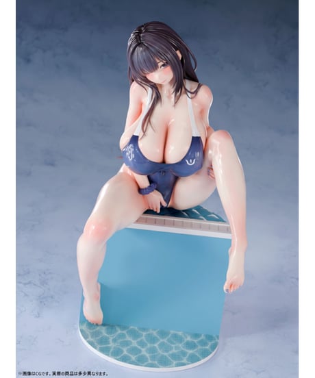 【予約】巨乳人妻と秘密の水泳教室 ノワール 1/6スケール　塗装済み完成品フィギュア　［B´full FOTS JAPAN］