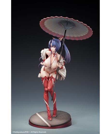【予約】巫女少女 MIKOレースクイーンVer. 1/7 完成品フィギュア 通常版　［Hobby sakura］
