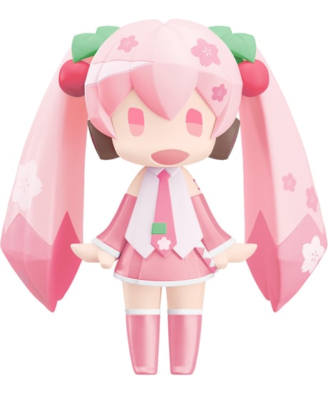 HELLO! GOOD SMILE 桜ミク　キャラクター・ボーカル・シリーズ01 初音ミク　塗装済み可動フィギュア