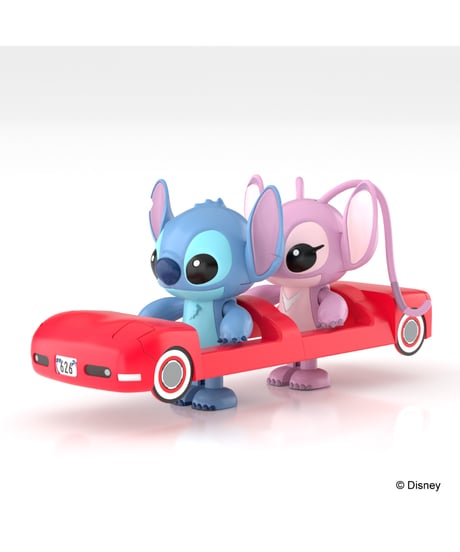 楽プラ トコトコ　DP-15　ディズニー キャラクター スティッチ＆エンジェル	　［アオシマ］