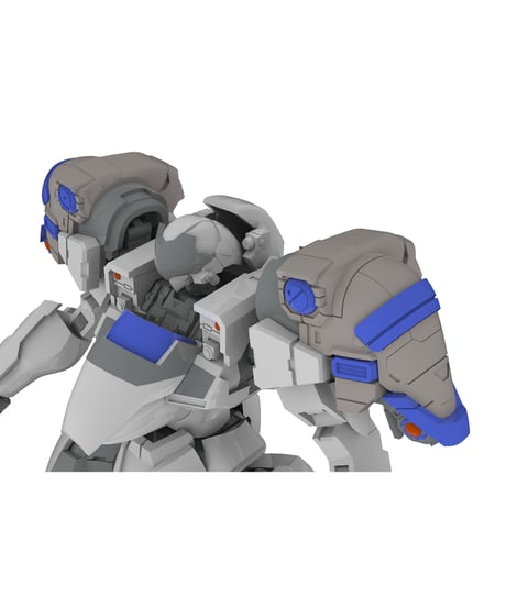 1/48 X-4RR（PDFR-R807）装甲索敵歩兵　5inch Mechanism　POWERDoLLS2　プラスチックキット　［PLUM］