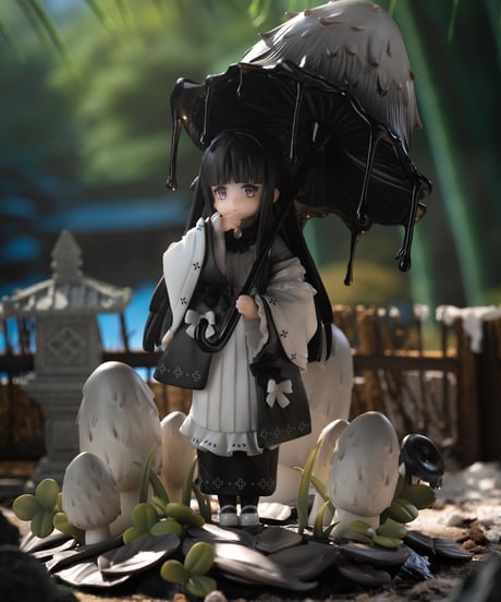 マッシュルームガールズシリーズ No.4 ササクレヒトヨタケ 1/1 完成品フィギュア