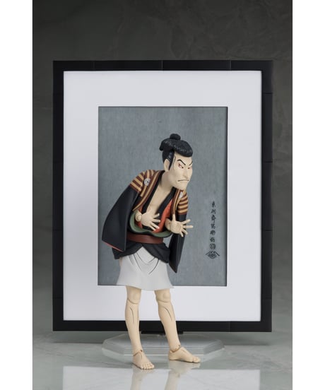 figma  写楽作 三代目大谷鬼次の奴江戸兵衛　彩色済み完成品フィギュア　［FREEing］