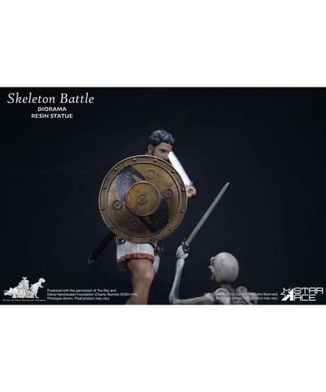 【予約】スケルトン バトル ジオラマスタチュー　［スターエーストイズ］