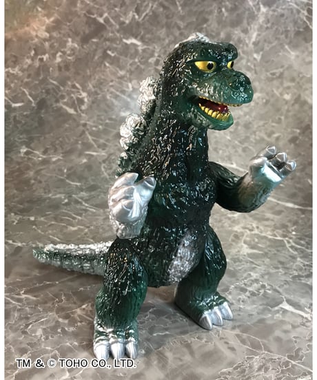復刻版ポピーグレートザウルス　ゴジラ/ゴジラ（グリーンVer.） 全２種　ソフトビニール製　塗装済み完成品